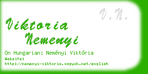 viktoria nemenyi business card
